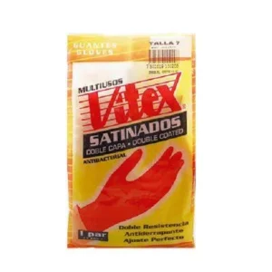 GUANTES LATEX MAS NITRILO VITEX PLUS N  7, 8,9