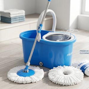 CUBETA MAGICA MOP MICROFIBRA MAS REPUESTO